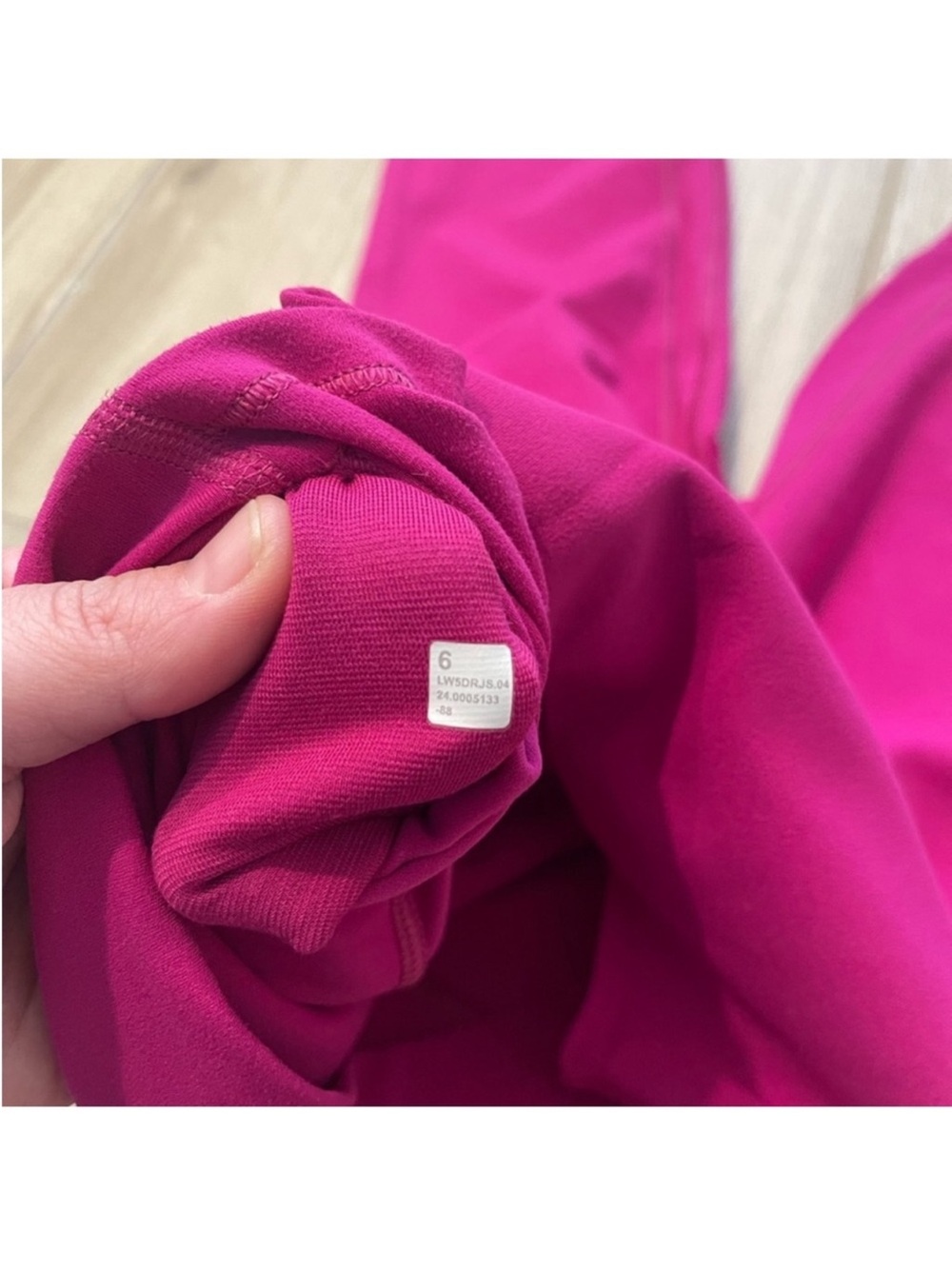 Lululemon Align High Rise Pants 25" Ripened Raspberry Sz 6 - Picture 9 of 10